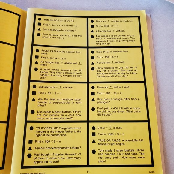 Math Trivia Pursuit Book - Game Board and Cards - Picture 4 of 4